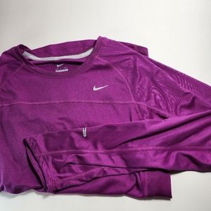 Nike womens long sleeve dri fit